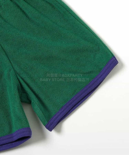 日本童裝 BREEZE 毛巾料兩件套裝 90-140cm 男童款 夏季 TOPS PANTS