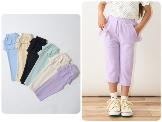 Japanese children's clothing Ly# mine skirt bottoming three-quarter pants 100-140cm girls spring and summer PANTS 