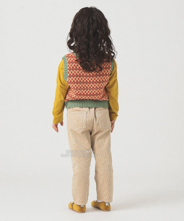 日本童裝 B:MING by BEAMS 編織針織背心 90-140cm 男童款/女童款 秋冬季 TOPS