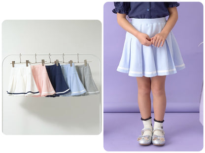 Japanese children's clothing Ly# mine preppy style skirt 100-150cm girls spring and summer SKIRTS 