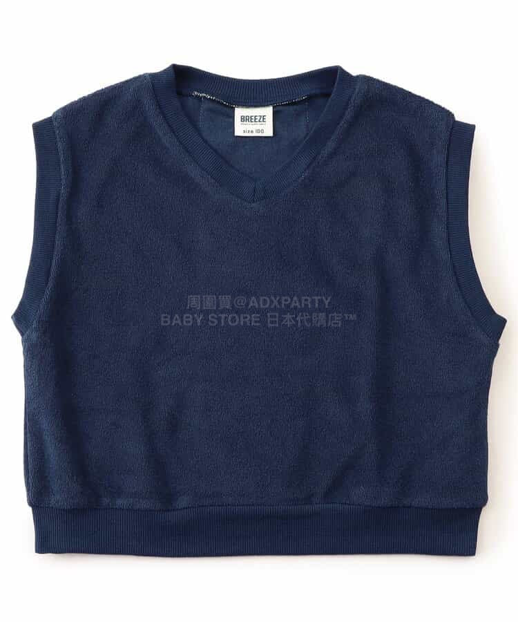 日本童裝 BREEZE 毛巾料背心 90-150cm 男童款 夏季 TOPS