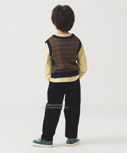 日本童裝 B:MING by BEAMS 編織針織背心 90-140cm 男童款/女童款 秋冬季 TOPS