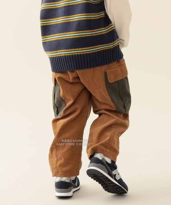 日本童裝 BEAMS mini 工裝長褲 90-140cm 男童款 秋冬季 PANTS