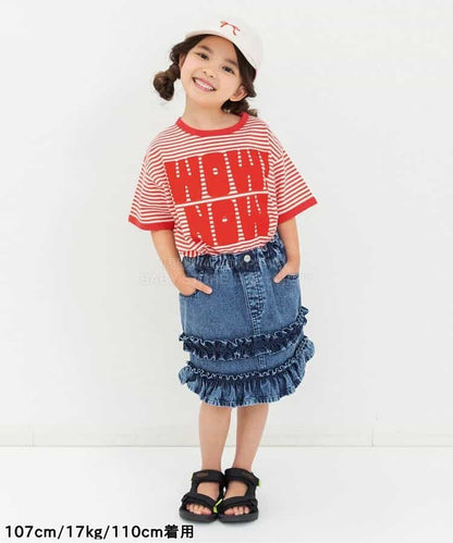 日本童裝 BREEZE 字母印花上衣 80-140cm 男童款/女童款 夏季 TOPS
