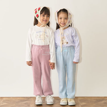 日本童裝 Ly# mine 針織燈芯絨長褲 100-150cm 女童款 秋季 PANTS