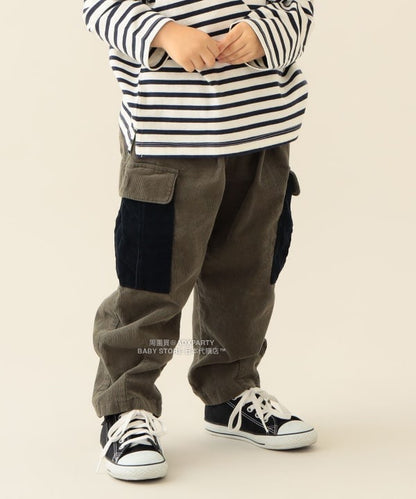 日本童裝 BEAMS mini 工裝長褲 90-140cm 男童款 秋冬季 PANTS