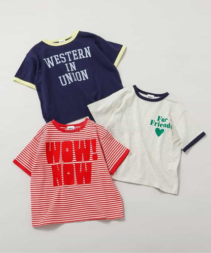 日本童裝 BREEZE 字母印花上衣 80-140cm 男童款/女童款 夏季 TOPS