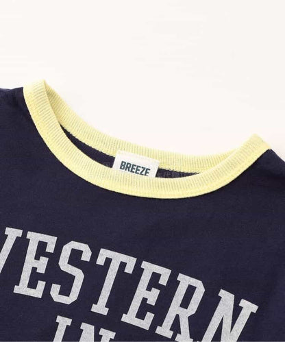 日本童裝 BREEZE 字母印花上衣 80-140cm 男童款/女童款 夏季 TOPS