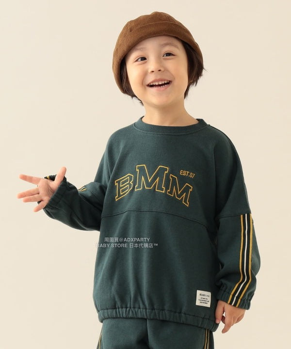 日本童裝 BEAMS mini 刺繡衛衣 90-140cm 男童款 秋冬季 TOPS