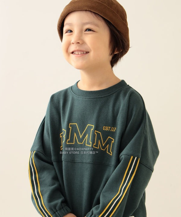 日本童裝 BEAMS mini 刺繡衛衣 90-140cm 男童款 秋冬季 TOPS