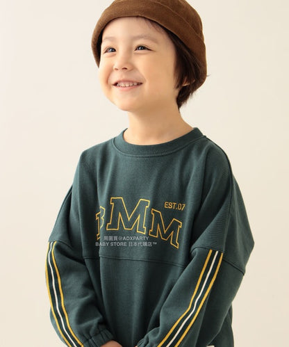 日本童裝 BEAMS mini 刺繡衛衣 90-140cm 男童款 秋冬季 TOPS