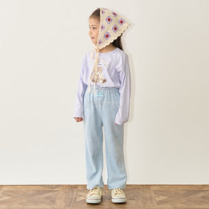 日本童裝 Ly# mine 針織燈芯絨長褲 100-150cm 女童款 秋季 PANTS