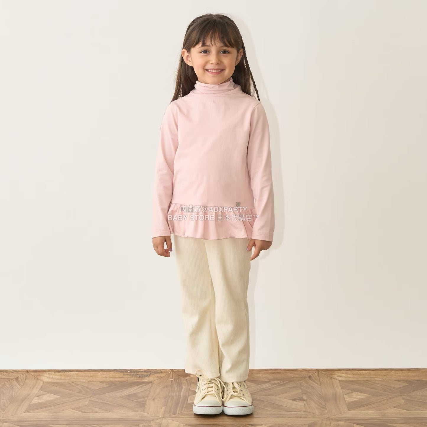 日本童裝 Ly# mine 針織燈芯絨長褲 100-150cm 女童款 秋季 PANTS