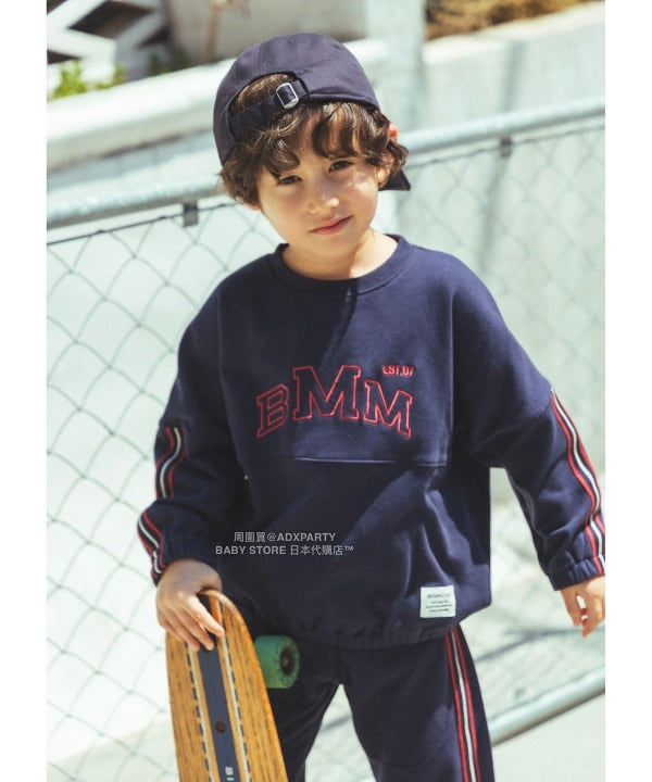 日本童裝 BEAMS mini 刺繡衛衣 90-140cm 男童款 秋冬季 TOPS