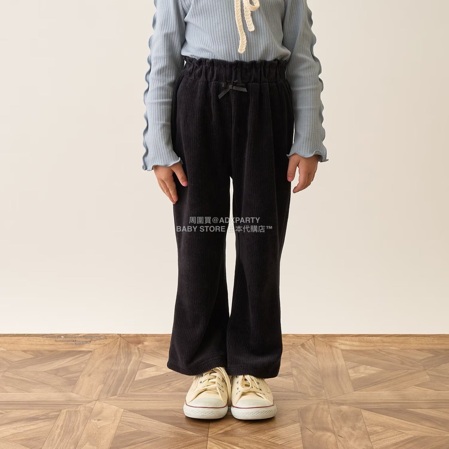 日本童裝 Ly# mine 針織燈芯絨長褲 100-150cm 女童款 秋季 PANTS