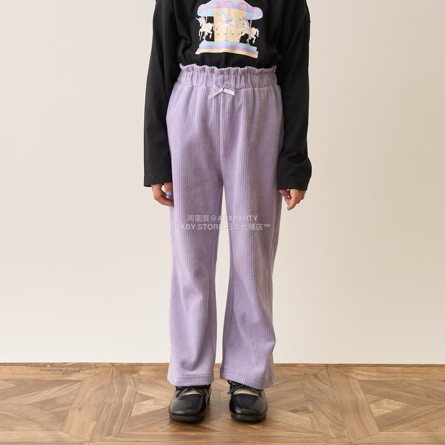 日本童裝 Ly# mine 針織燈芯絨長褲 100-150cm 女童款 秋季 PANTS