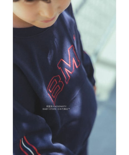 日本童裝 BEAMS mini 刺繡衛衣 90-140cm 男童款 秋冬季 TOPS