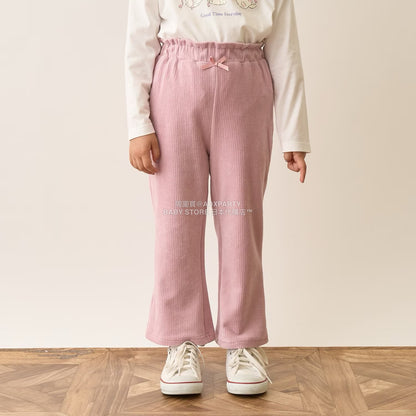 日本童裝 Ly# mine 針織燈芯絨長褲 100-150cm 女童款 秋季 PANTS