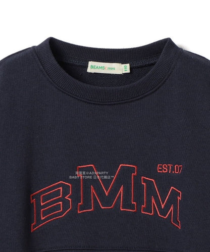 日本童裝 BEAMS mini 刺繡衛衣 90-140cm 男童款 秋冬季 TOPS