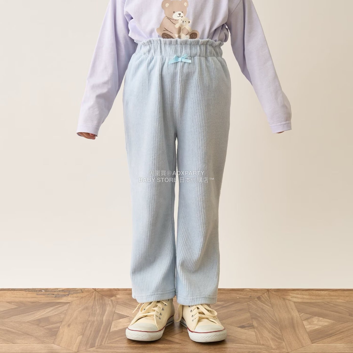 日本童裝 Ly# mine 針織燈芯絨長褲 100-150cm 女童款 秋季 PANTS