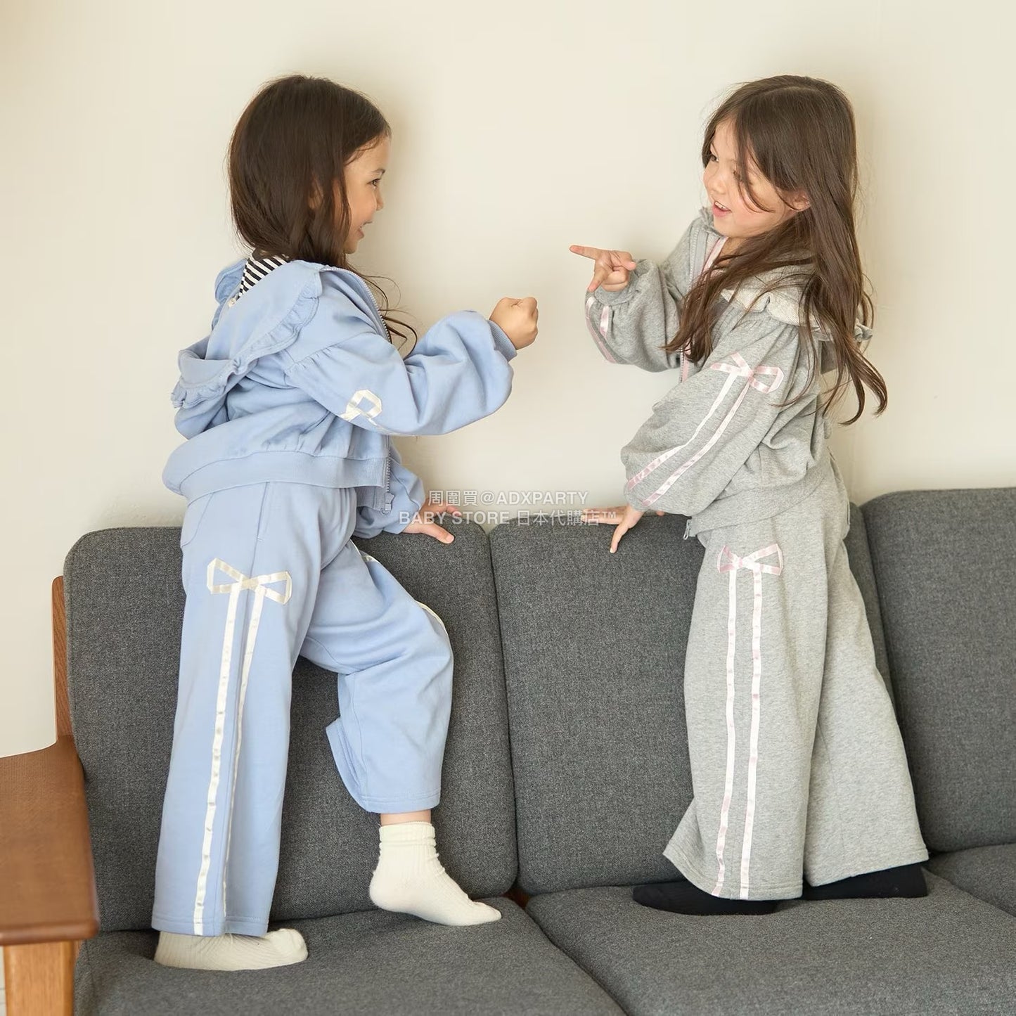 日本童裝 Ly# mine 蝴蝶結闊腿褲 100-150cm 女童款 秋季 PANTS