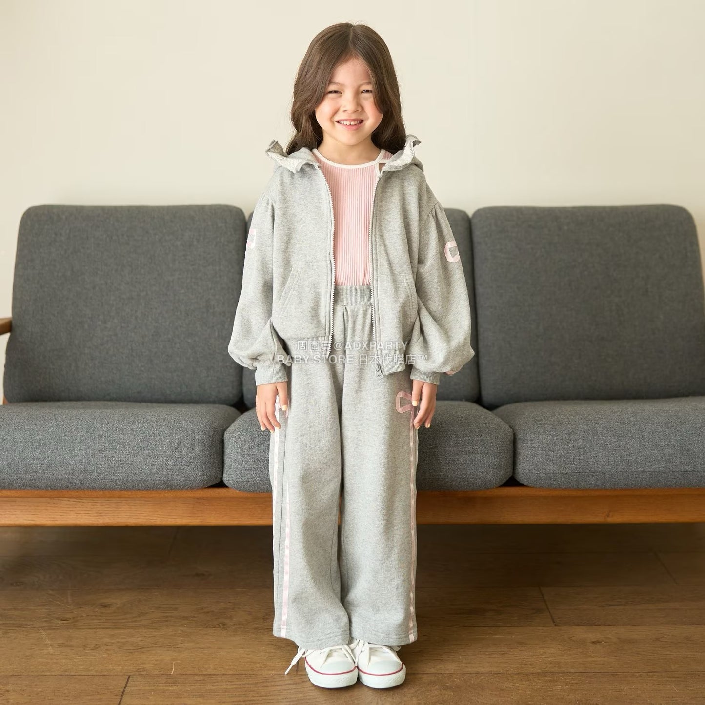 日本童裝 Ly# mine 蝴蝶結闊腿褲 100-150cm 女童款 秋季 PANTS