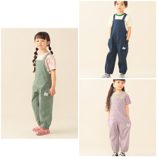 日本童裝 BE#AMS mini 帶肩背帶褲 90-140cm 男童款/女童款 夏季 Jumpsuit