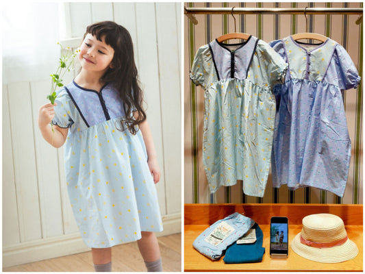 日本童裝 BE#AMS mini 民族風印花連身裙 90-140cm 女童款 夏季 DRESSES