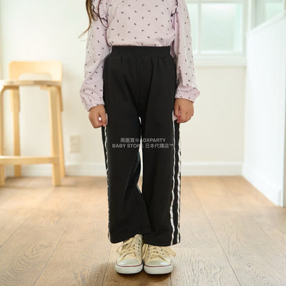 日本童裝 Ly# mine 蝴蝶結闊腿褲 100-150cm 女童款 秋季 PANTS