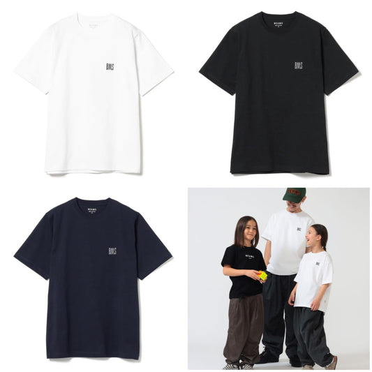 日本童裝 BE#AMS mini × こども ビームス BMS印花上衣 S-XXL 親子裝 大人款 夏季 TOPS