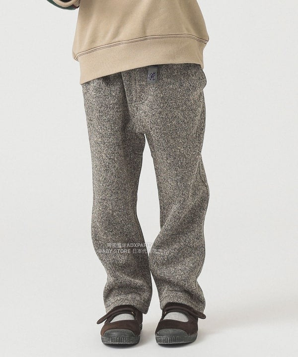 日本童裝 B:MING by BEAMS【別注版】Gramicci 休閒針織長褲 100-140cm 男童款 秋冬季 PANTS