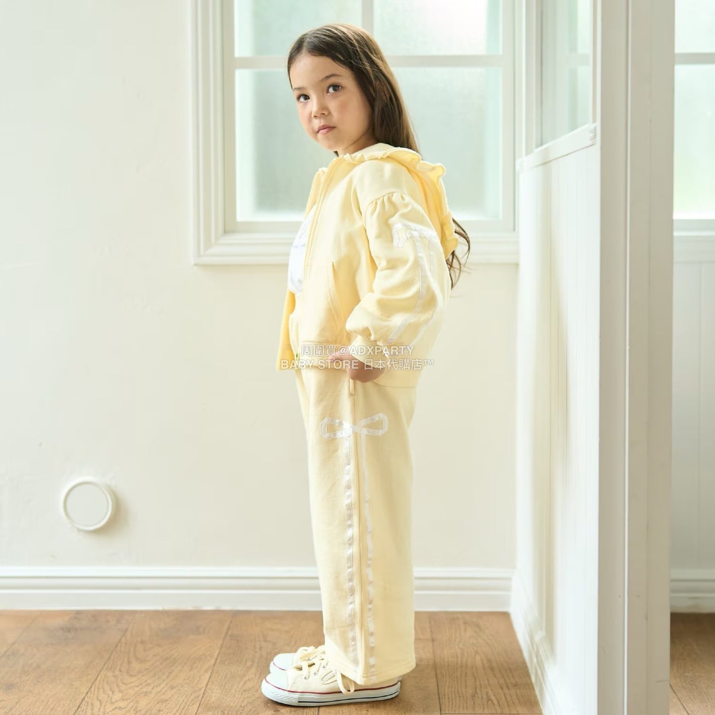 日本童裝 Ly# mine 蝴蝶結闊腿褲 100-150cm 女童款 秋季 PANTS