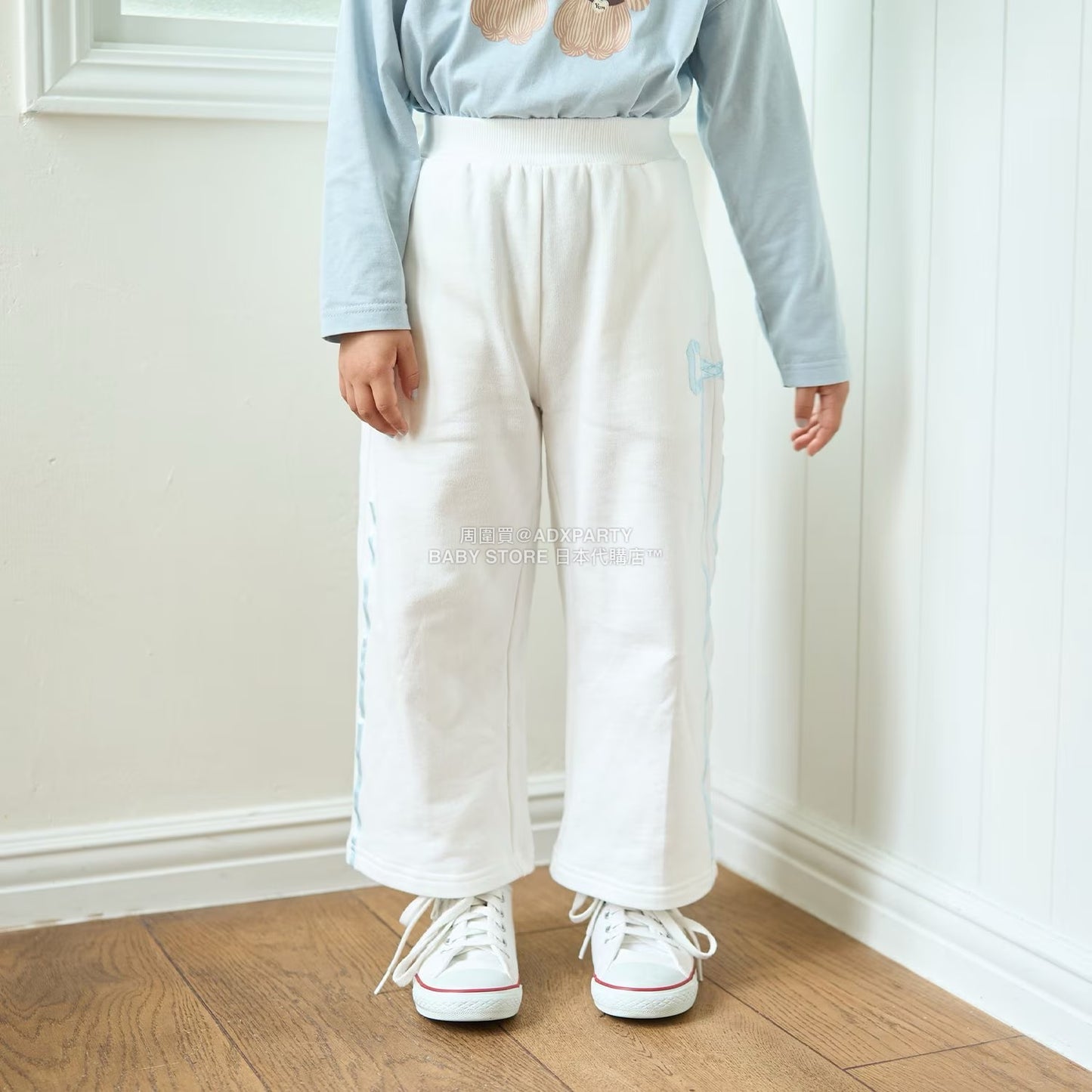 日本童裝 Ly# mine 蝴蝶結闊腿褲 100-150cm 女童款 秋季 PANTS