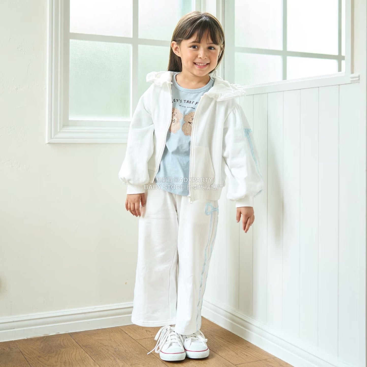 日本童裝 Ly# mine 蝴蝶結闊腿褲 100-150cm 女童款 秋季 PANTS