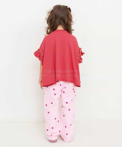 日本童裝 BREEZE 彩色荷葉邊上衣 80-140cm 女童款 夏季 TOPS