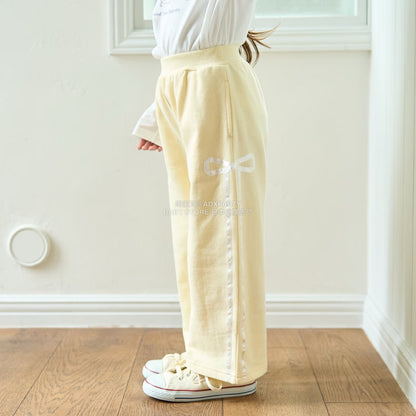日本童裝 Ly# mine 蝴蝶結闊腿褲 100-150cm 女童款 秋季 PANTS
