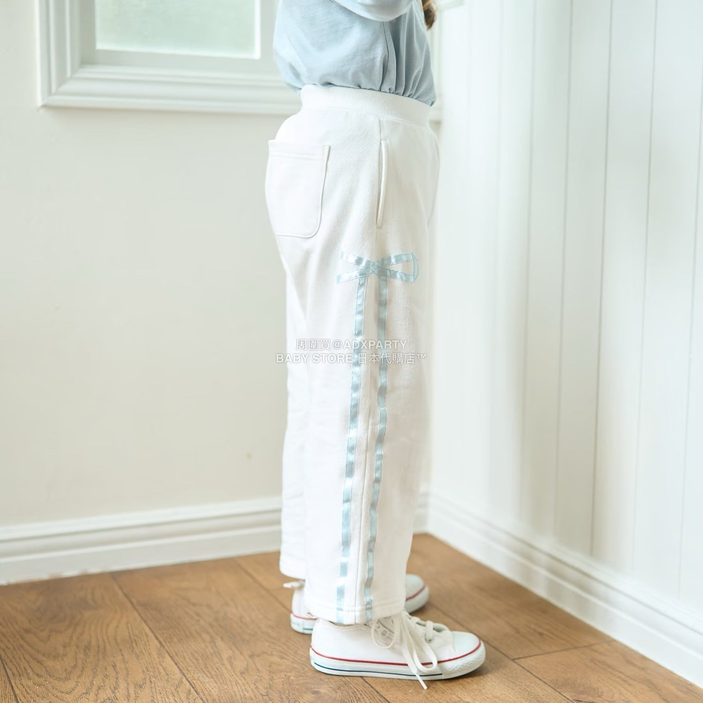 日本童裝 Ly# mine 蝴蝶結闊腿褲 100-150cm 女童款 秋季 PANTS