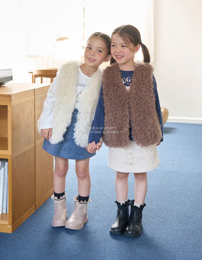 日本童裝 Ly# mine 心型口袋燈芯絨裙褲 100-150cm 女童款 秋季 PANTS