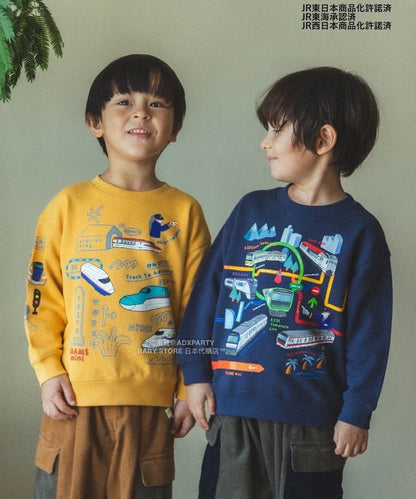 日本童裝 BEAMS mini JR 在来線 衛衣 90-150cm 男童款 秋冬季 TOPS 鐵路系列
