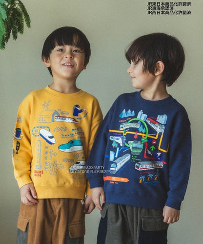 日本童裝 BEAMS mini JR 新幹線 衛衣 90-150cm 男童款 秋冬季 TOPS 鐵路系列