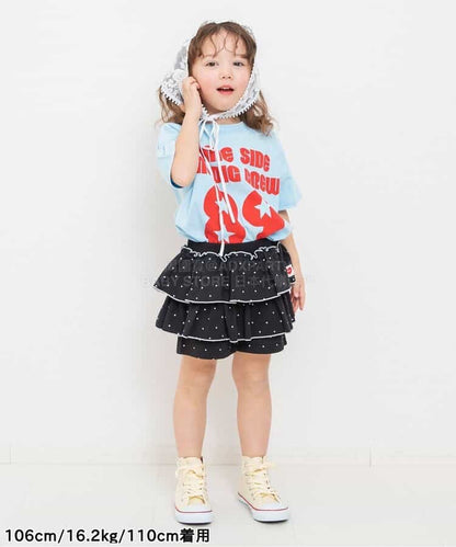 日本童裝 BREEZE 荷葉邊裙褲 80-140cm 女童款 夏季 TOPS