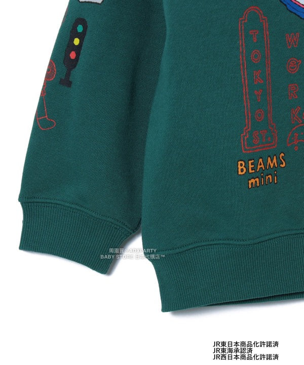 日本童裝 BEAMS mini JR 新幹線 衛衣 90-150cm 男童款 秋冬季 TOPS 鐵路系列