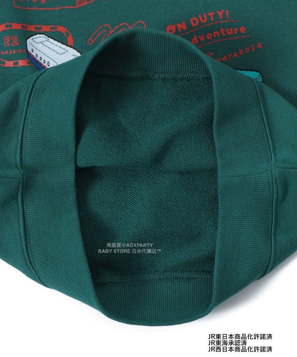 日本童裝 BEAMS mini JR 新幹線 衛衣 90-150cm 男童款 秋冬季 TOPS 鐵路系列