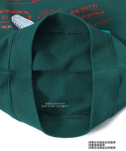 日本童裝 BEAMS mini JR 新幹線 衛衣 90-150cm 男童款 秋冬季 TOPS 鐵路系列