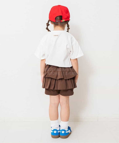 日本童裝 BREEZE 荷葉邊裙褲 80-140cm 女童款 夏季 TOPS