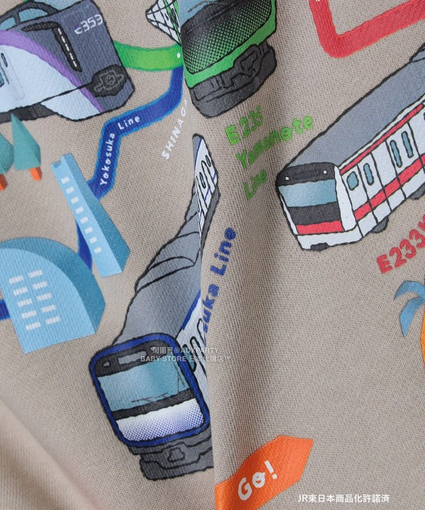 日本童裝 BEAMS mini JR 在来線 衛衣 90-150cm 男童款 秋冬季 TOPS 鐵路系列