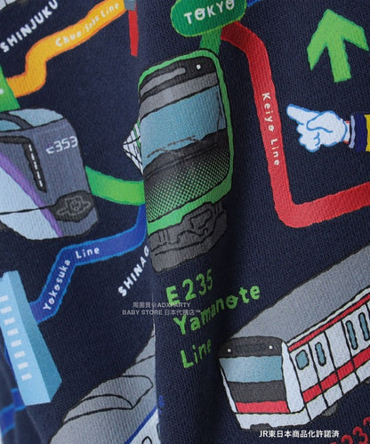 日本童裝 BEAMS mini JR 在来線 衛衣 90-150cm 男童款 秋冬季 TOPS 鐵路系列