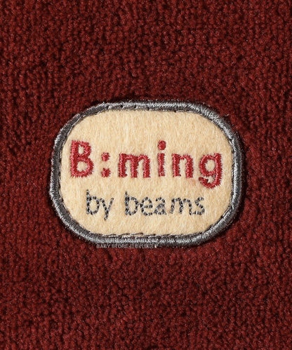 日本童裝 B:MING by BEAMS 抓毛半拉鍊上衣 90-140cm 男童款/女童款 秋冬季 TOPS 聖誕紅/新年紅