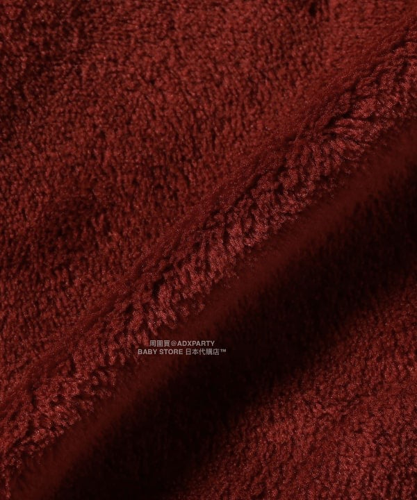 日本童裝 B:MING by BEAMS 抓毛半拉鍊上衣 90-140cm 男童款/女童款 秋冬季 TOPS 聖誕紅/新年紅