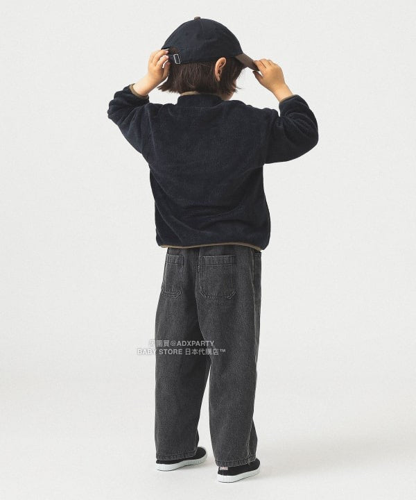 日本童裝 B:MING by BEAMS 抓毛半拉鍊上衣 90-140cm 男童款/女童款 秋冬季 TOPS 聖誕紅/新年紅